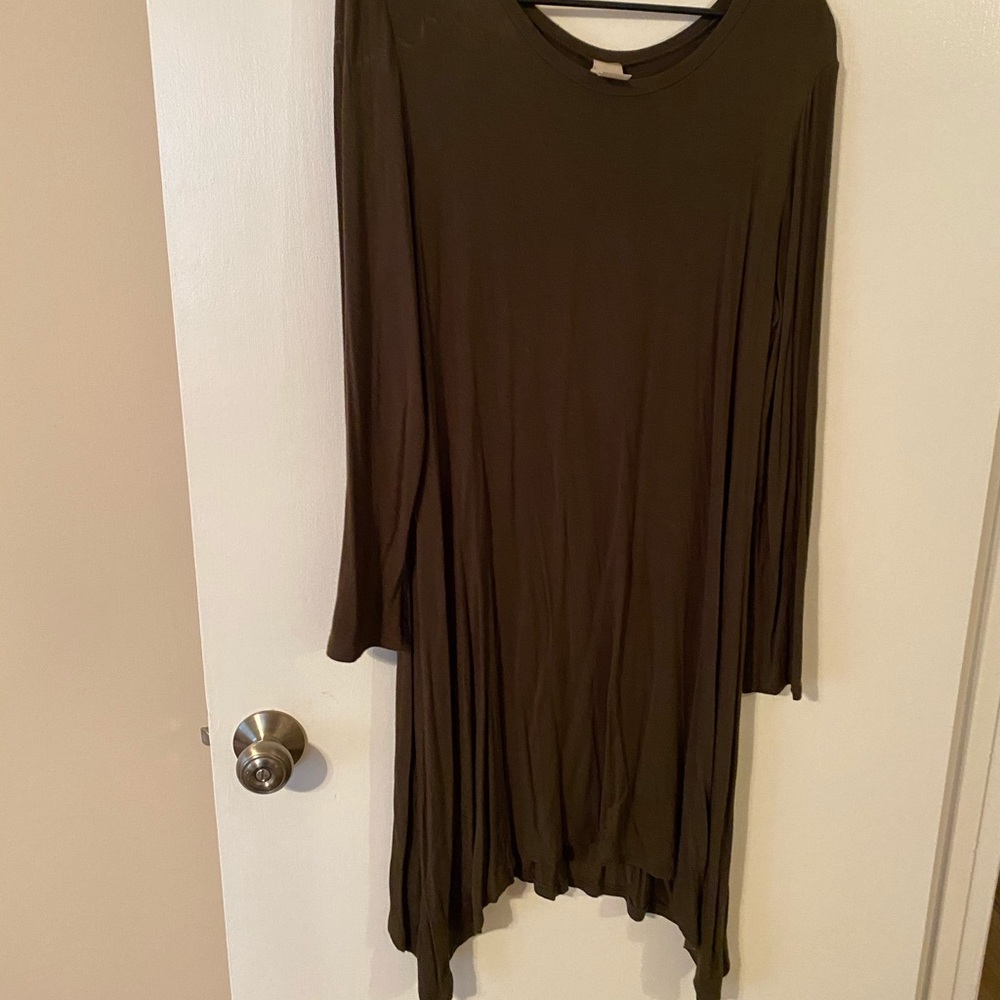 Boutique Long Sleeve Tunic Dress